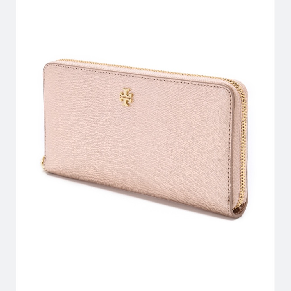Tory Burch Robinson Continental wallet Rose Gold